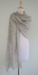 Linen Stole with Lace