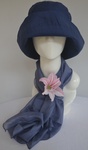 Linen Hat Indigo