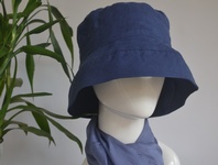 Linen Hat Indigo