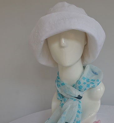 Linen Hat White