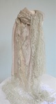 Silk Wool Stole with Lace