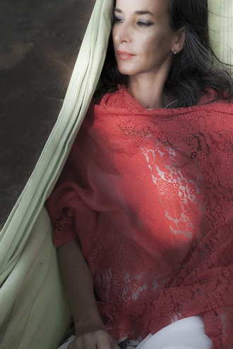 Linen Lace Shawl
